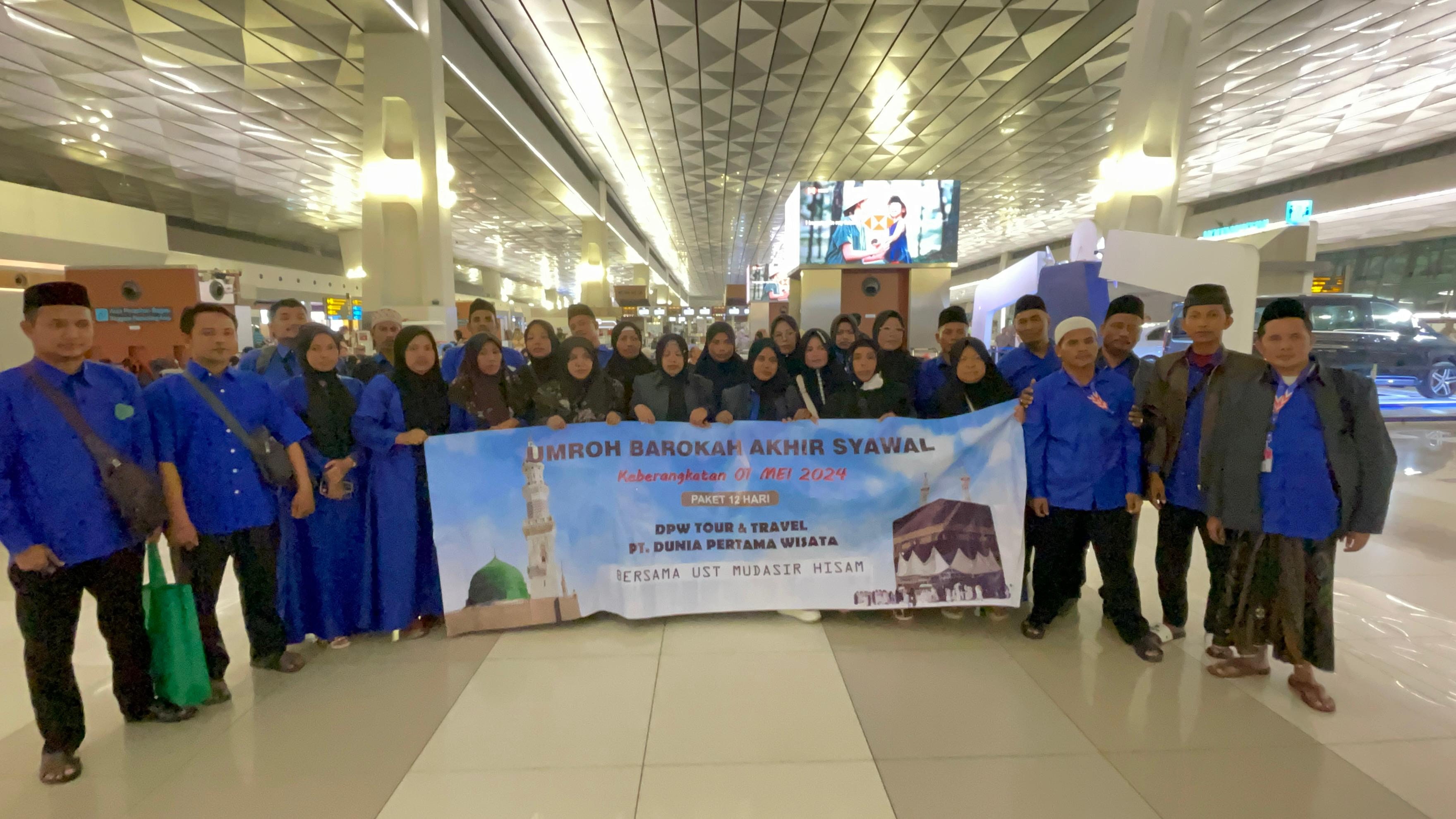 Keberangkatan Umroh Barokah Akhir Syawal  1 Mei 2024